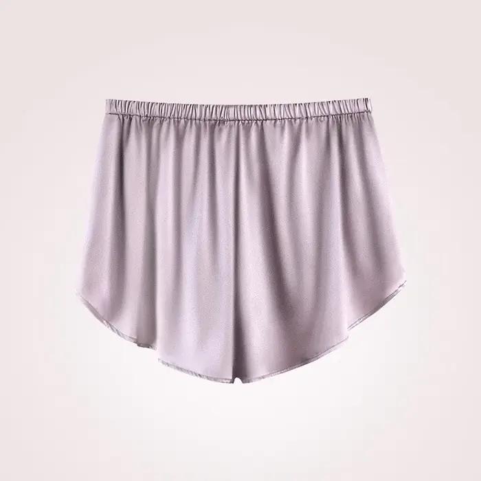 Shorts en soie de mûrier pour femmes élégants bas de nuit doux et confortables pour l'été occasions spéciales