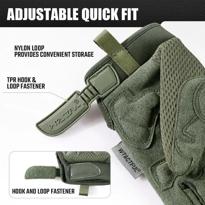 Gants tactiques hommes écran tactile chasse randonnée paintball équipement sport outdoor non-dérapant