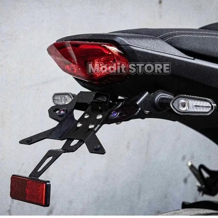 Support de plaque d'immatriculation Sivir pour Yamaha MT-10 2022 2023 2024 2025 design moderne pour une conduite sûre et élégante
