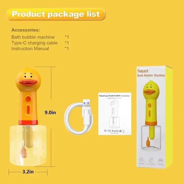Distributeur électrique de shampoing pour chien