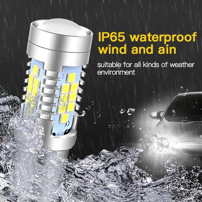 Ampoule LED Canbus P21W 1156 BA15S, 3600lm, pour Skoda Superb Octavia 2 FL 2010 2011 2012 2013, feu
