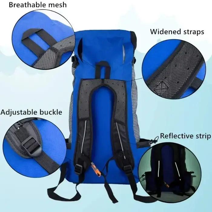 Sac à dos de transport pour chien réglable et durable