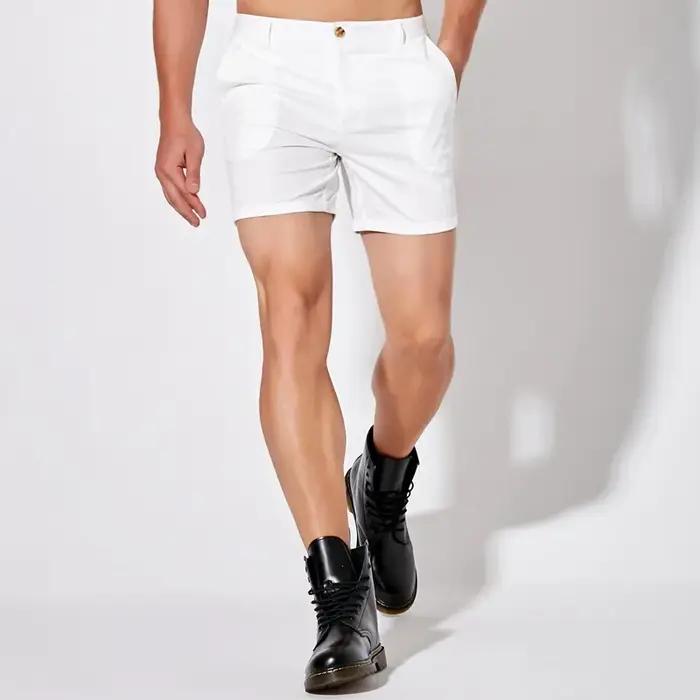 Short kaki décontracté pour hommes