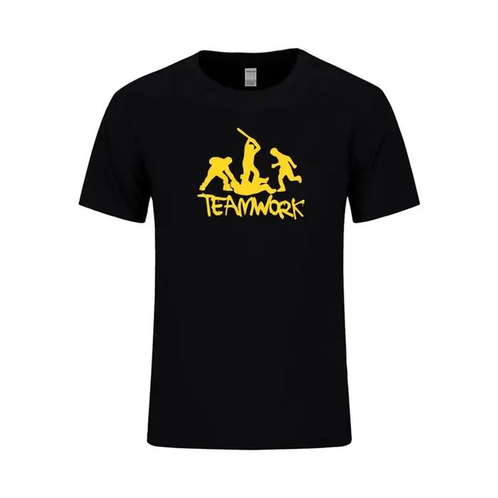 T-shirt à manches courtes en coton pour hommes et femmes, avec impression amusante sur le thème du t