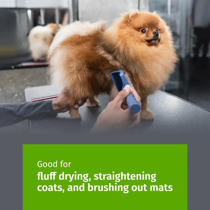 Brosse à gratter pour le toilettage des chiens avec des épingles longues et souples