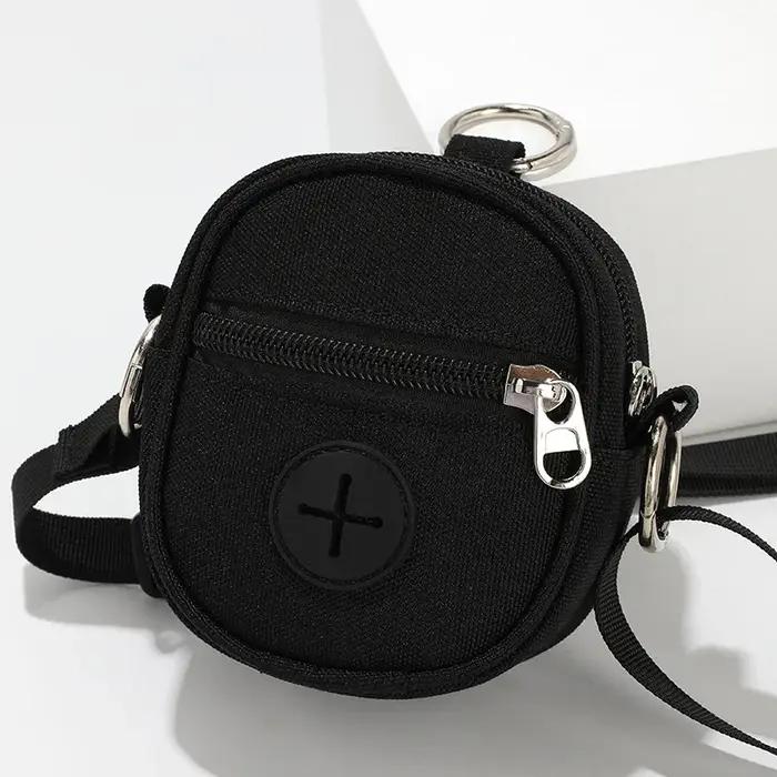 Pochette portable pour friandises pour chien en tissu Oxford, distributeur de sacs à déjections pour