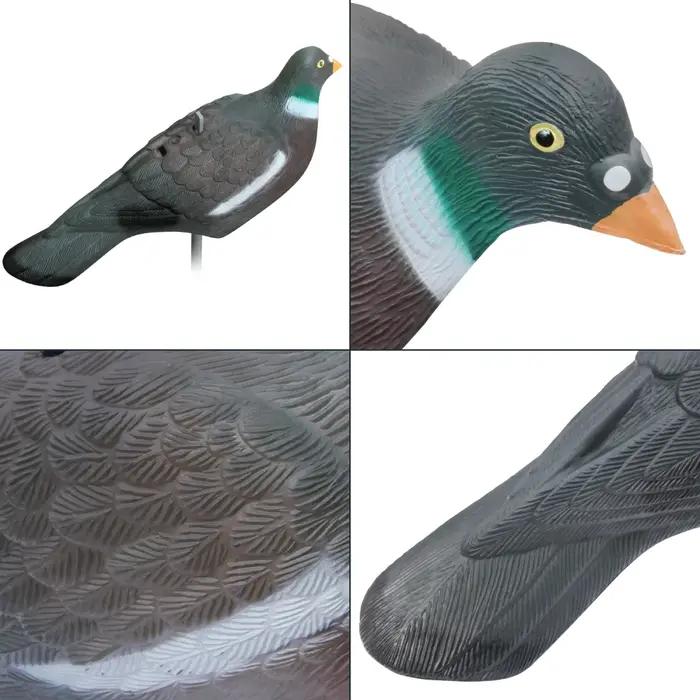Pigeon leurre de chasse 3D réaliste peint aile blanche pour attirer les pigeons en chasse occasions spéciales fournitures de tir