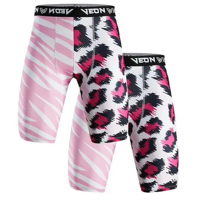 Veidoorn 2 pièces short d'entraînement de Compression pour hommes séchage rapide respirant haute Performance entraînemen