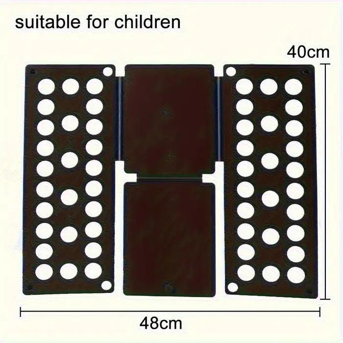 Planche de pliage rapide pour vêtements d'enfants organiseur de t shirts et pulls gain de temps rangement domestique polyvalent blanc bleu rouge