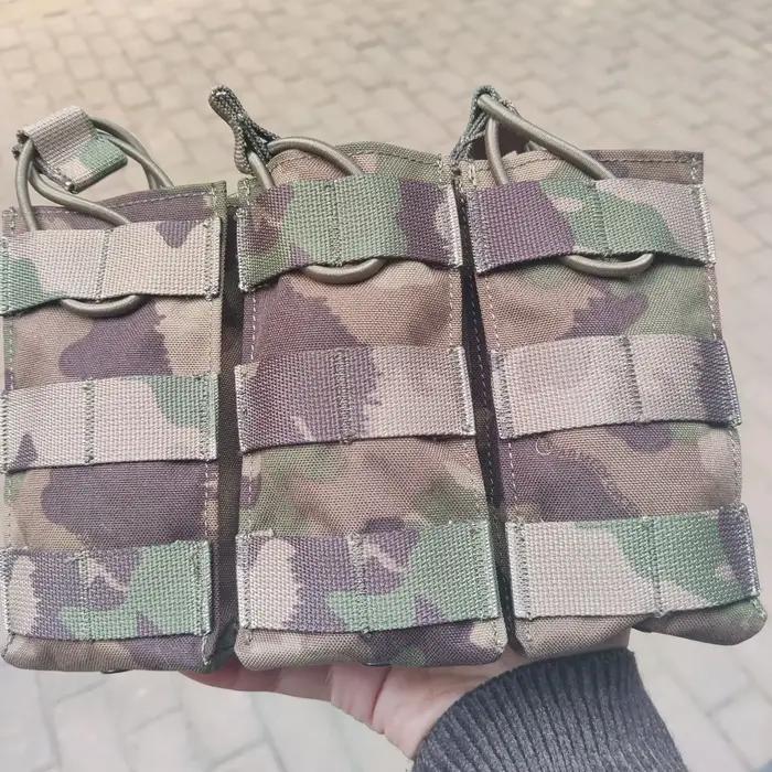 Équipement tactique camouflage Swiss TAZ16 personnalisable - housse casque et sacs chargeurs multiples