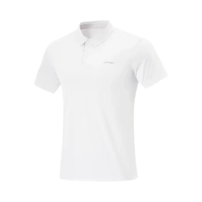Li-ning Polo d'entraînement pour hommes AT DRY ULTRA Polyester AT._UV-50 + Coupe régulière Doublure respirante T-shirt