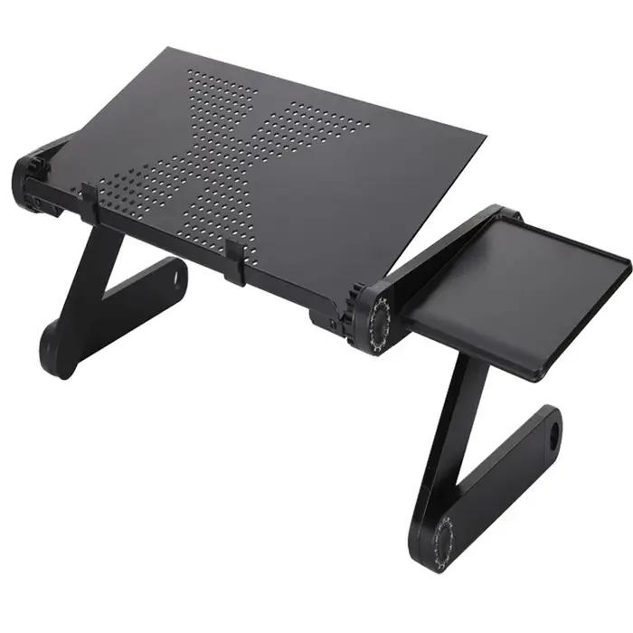 Bureau d'ordinateur portable en alliage d'aluminium anti-corrosion