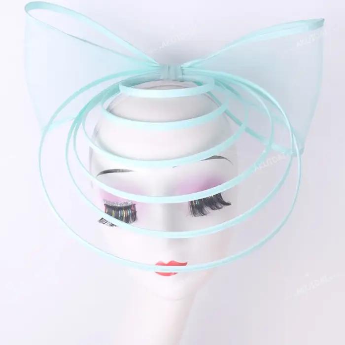 Chapeau Fascinateur pour Femmes, Polyvalent et Luxe, Accessoire de Mode, Chapeau de Mariage, Bandeau d'Occasion, Polyester, Style Formel, Toutes les Saisons