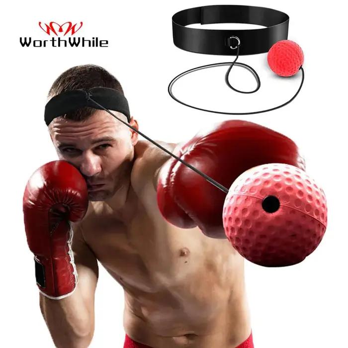 Bande de tête de boxe, coup de pied, réflexe, entraînement de vitesse, Punch Ball Muay Tai MMA, équi