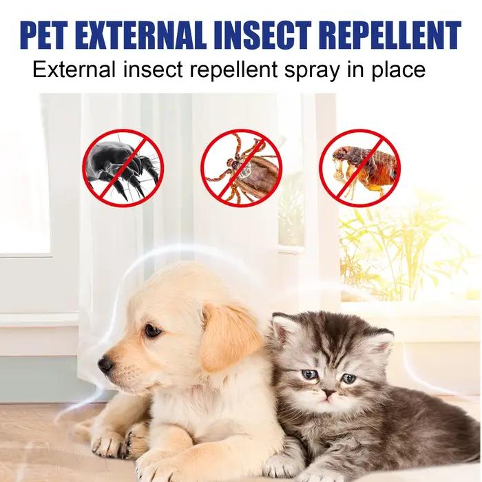 Spray naturel pour les puces pour chiens et chats