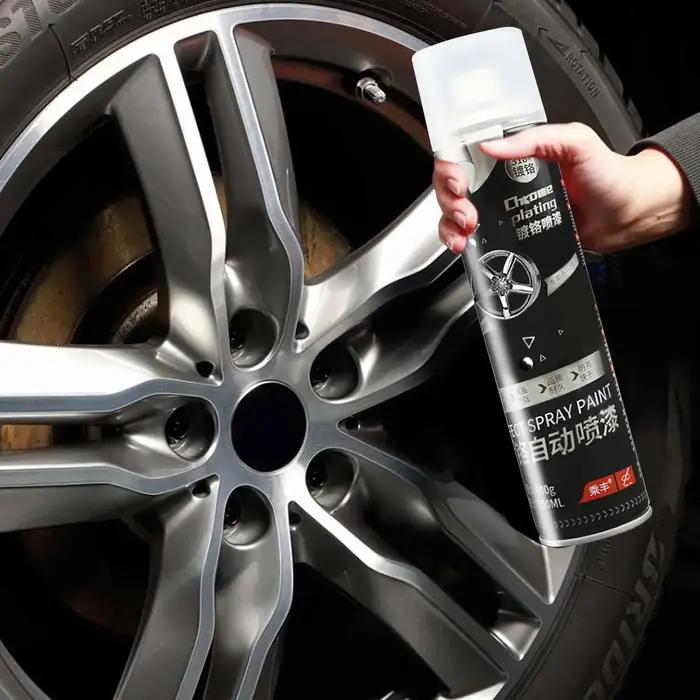 Spray de placage chromé pour voiture et décoration intérieure brillante et durable pour la maison et les projets de bricolage