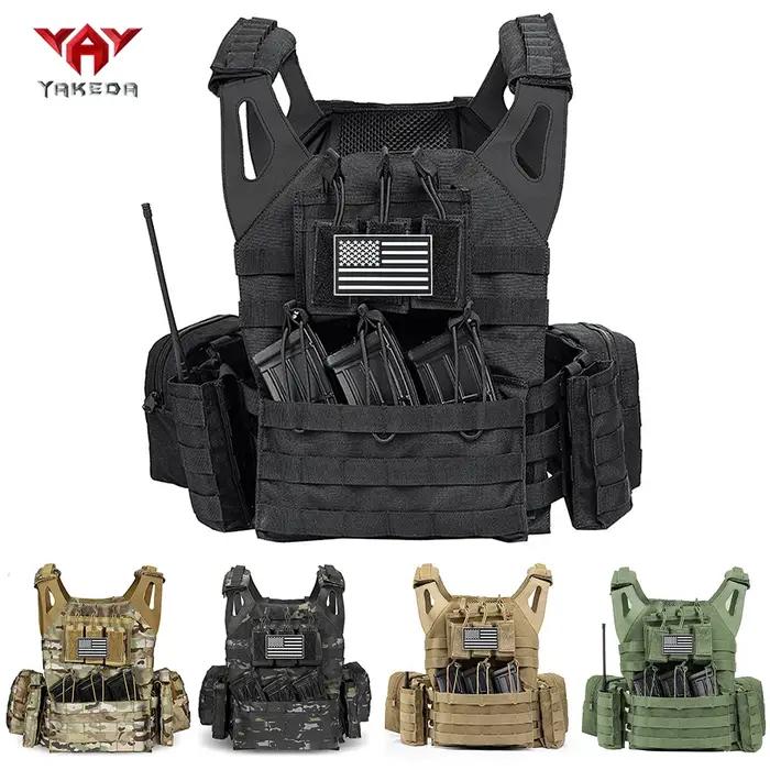 YAKEDA Gilet de chasse multifonctionnel réglable adapté aux activités de plein air