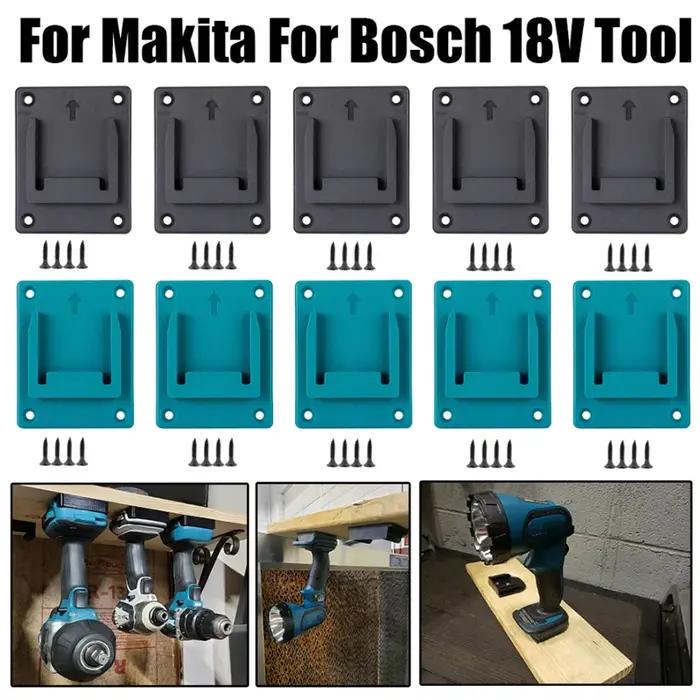 5/10pack pour Makita 18V pour Bosch 18V Porte-Outil Outils De Forage Support Mural Support De Rangem
