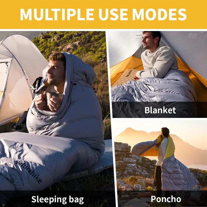 Sac de couchage hiver léger 650FP CW400 ultraléger imperméable pour randonnée et camping