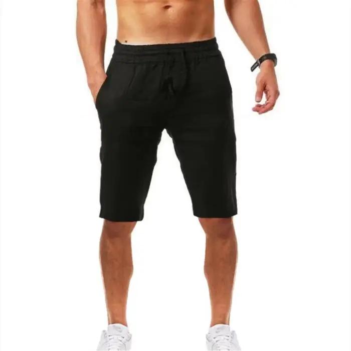Pantalon de sport homme nouvelle collection printemps/été, style hip-hop, respirant, en coton et lin