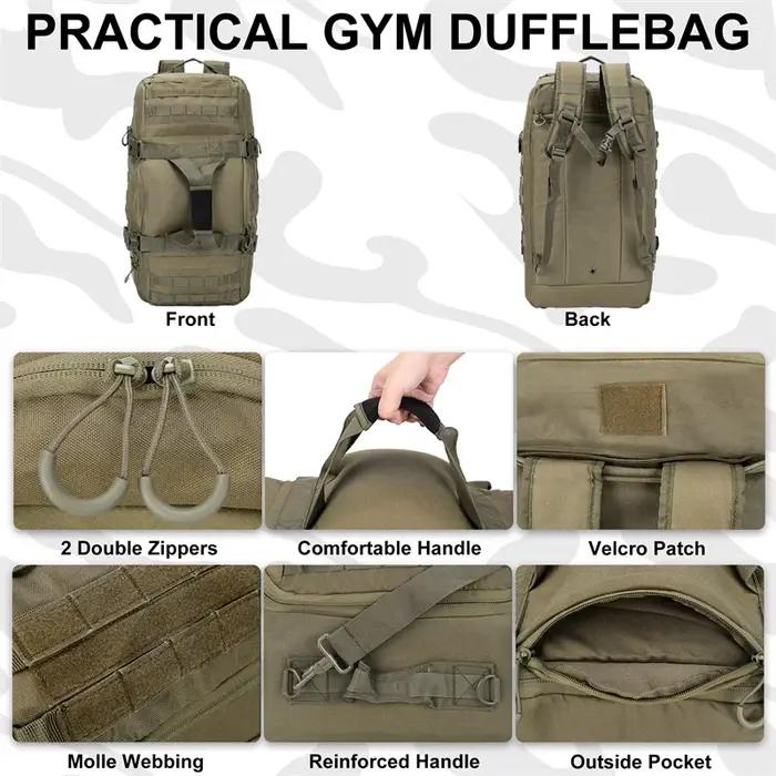 Sac à Dos Tactique 80L Molle Randonnée Camping Grande Capacité pour Alpinisme et Voyage