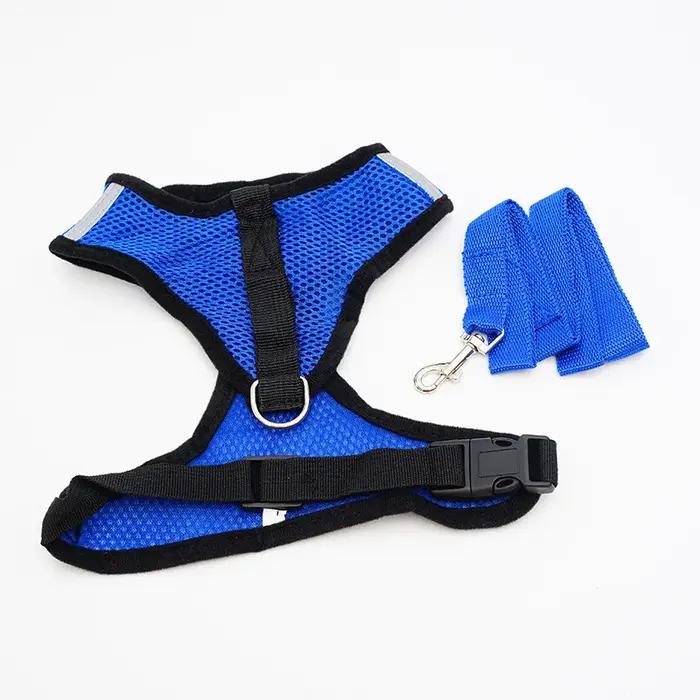 Harnais et laisse pour petit chien et chat en maille respirante, harnais pour chaton, petit chien, chiot, bouledogue français, Chihuahua, carlin