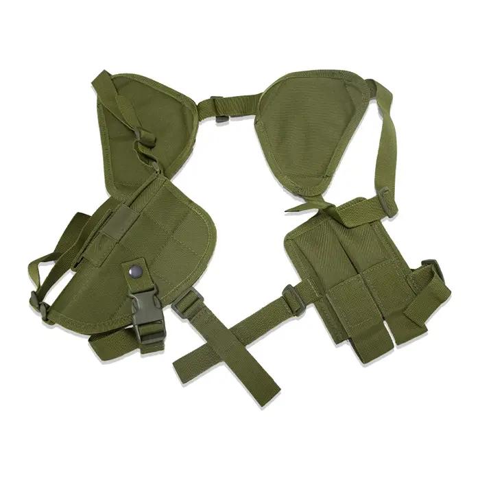 Holster Dissimulé Universel Pour Arme Courte G 17 Ou G 19 Avec Pochette Double Pour Chargeurs Compatible Avec Les Gilets Tactiques MOLLE Occasions De Chasse En Plein Air
