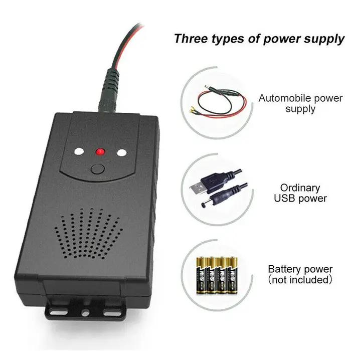 Répulsif Anti-rat 12V Technologie Ultrasonique pour Éloigner Souris et Rats Accessoire de Voiture pour Sécurité et Confort Durant les Voyages