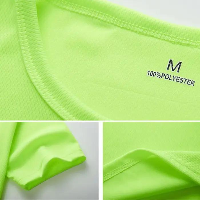T-shirt de sport multicolore à manches courtes pour homme, maillot de gym, chemise de fitness, t-shi