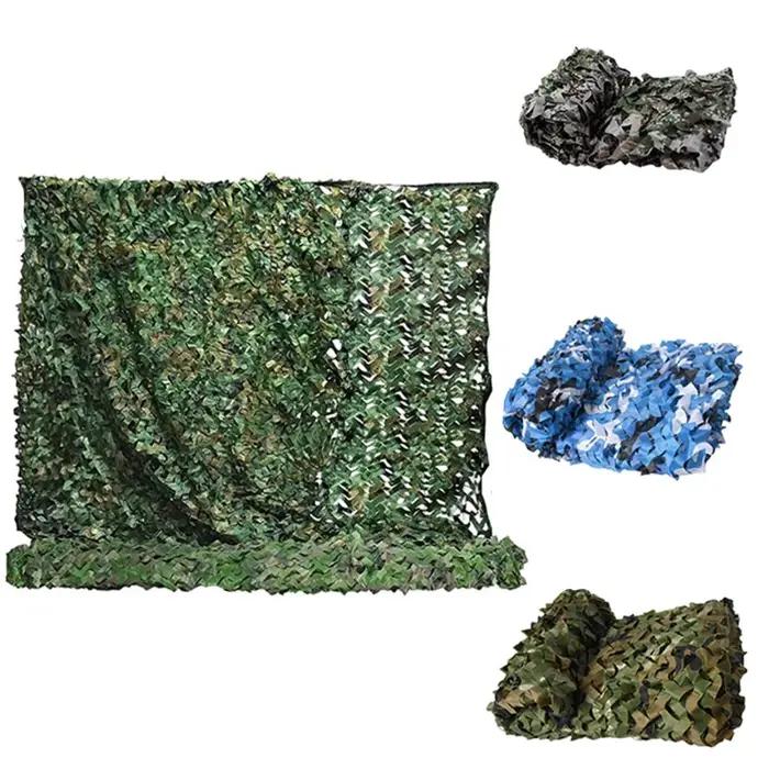 Filet de camouflage pour chasse et événements extérieurs ombrage et protection solaire polyester haute qualité camouflage jungle, désert, océanique pour camping, photographie et décoration