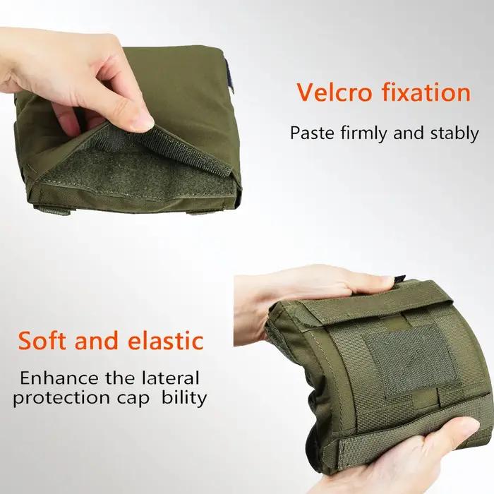 Poche latérale tactique pour plaque balistique JPC2.0 - Étui camouflage MOLLE pour gilet de chasse et protection