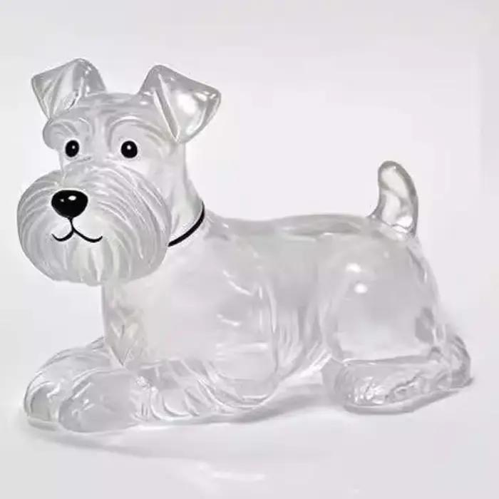 Boîte de rangement de cheveux de chien en forme de chien