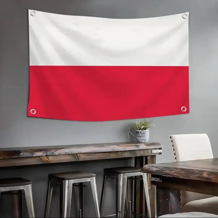 Drapeaux personnalisés pour supporters de football polonais