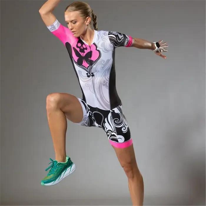 Betty Designs-Combinaison de Cyclisme Multifonctionnelle pour Femme, Vêtements TriDuvet, Patinage à