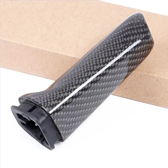 Couvercle de poignée de frein à main universel en fibre de carbone véritable pour BMW F32 F33 F36 E60 E61 E63 E64 X1