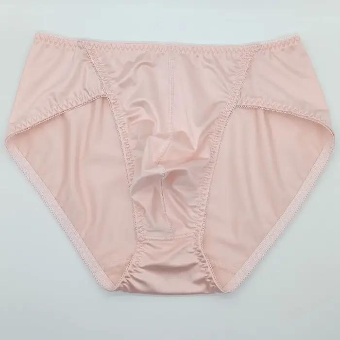 Sous-vetements erotiques sissy culotte fine soie glace coton pvc laine pour hommes occassions speciales confortable ajustement personnalisé