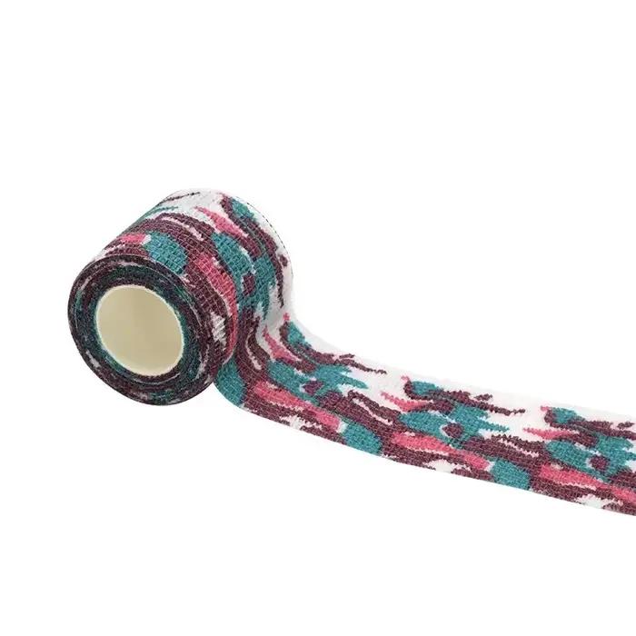 Ruban camouflage élastique non-tissé DIZETION protection doigts chasse extérieur mouvement haute élasticité