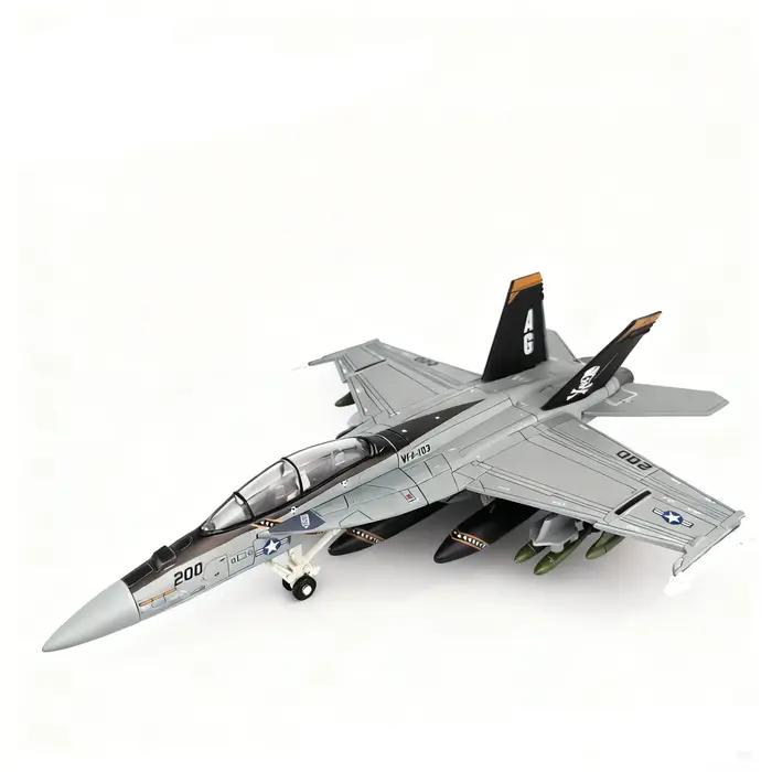 Réplique de drapeau Pirate F18 F-18 VF103 Grumman Tomcat Super Hornet F/A-18F, échelle 1:72, avion d