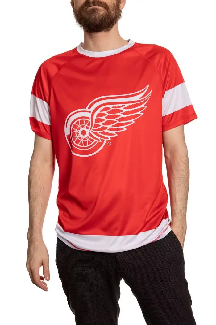 T-shirt de hockey Canadiens de Montréal logo respirant décontracté pour hommes sportif multicolor multi-saisons