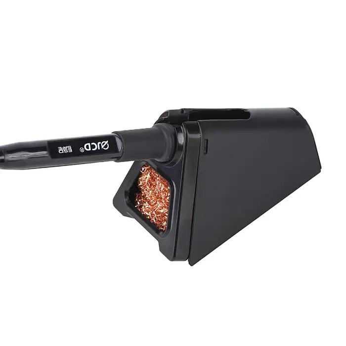 JCD 820 support de fer à souder électrique en alliage d'aluminium avec boule de cuivre de nettoyage