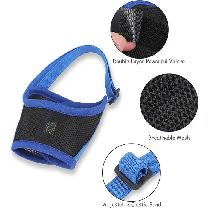 Muselière pour chien, muselière en nylon souple Anti-morsure