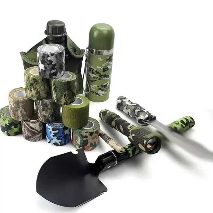 Ruban camouflage élastique non-tissé DIZETION protection doigts chasse extérieur mouvement haute élasticité