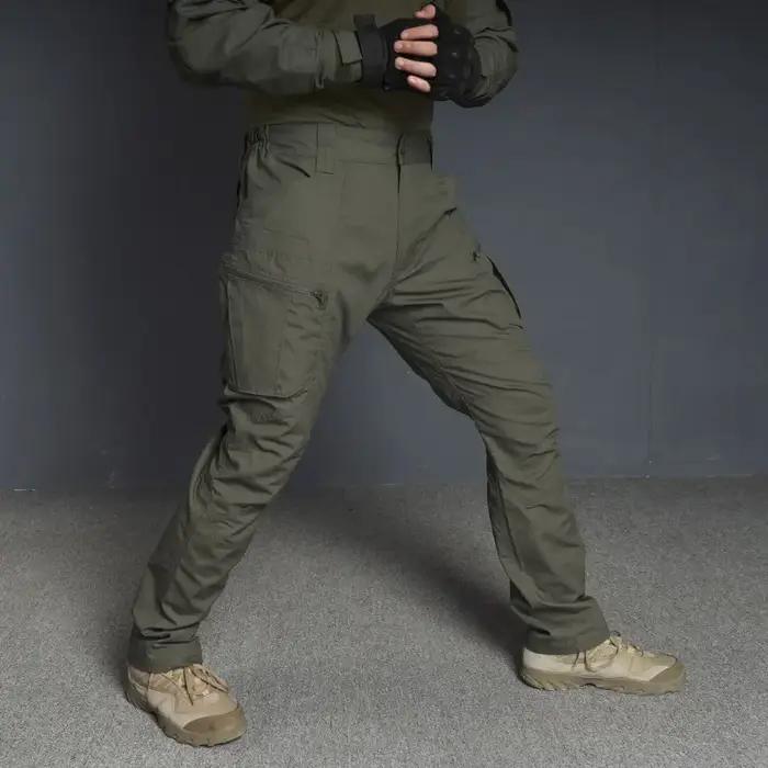 Pantalon classique chasse coton élastique - Coupe droite confortable pour longue attente à l'affût