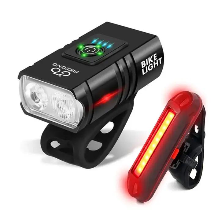Feu avant arrière de vélo T6 LED