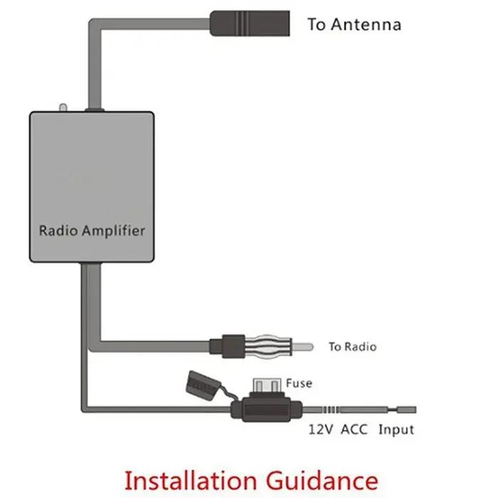 Amplificateur de Signal FM universel, antenne de voiture Anti-interférence, Radio, Booster FM univer