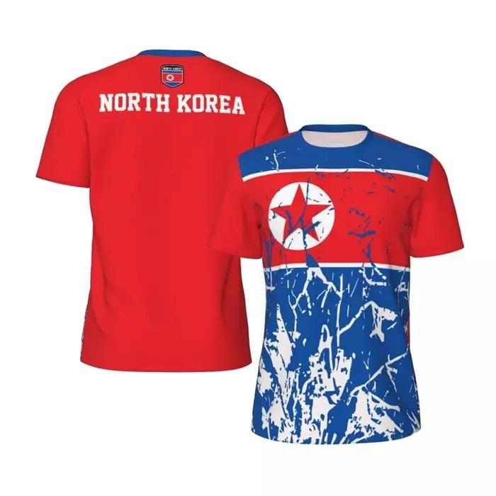 T-shirt de sport 3D imprimé, design unique, emblème national, polyester robuste, mode décontractée, homme et femme, occasions spéciales et quotidiennes