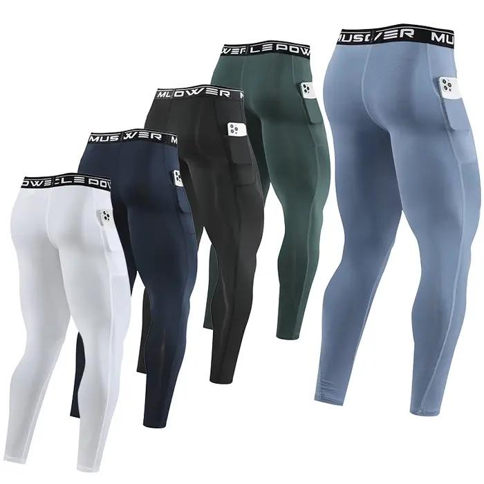 Gym hommes Fitness course pantalons de Sport athlétisme Leggings serrés Joggings maigre Yoga pantalo