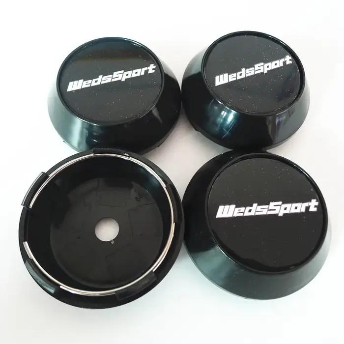 Centre de roue WedsSport 65mm, 4 pièces, capuchons de moyeu, Logo de Sport, emblème, Badge, couvertu