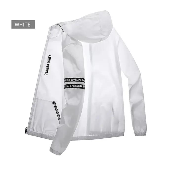 Protection solaire homme été cyclisme veste sport décontracté jeunesse manteau Anti-UV Sports de plein air Fitness cours