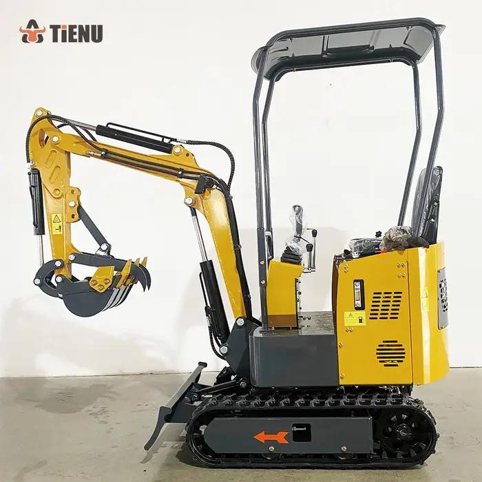 Machines de construction, petite pelle hydraulique, ensacheuse, micro-excavatrices avec climatisation